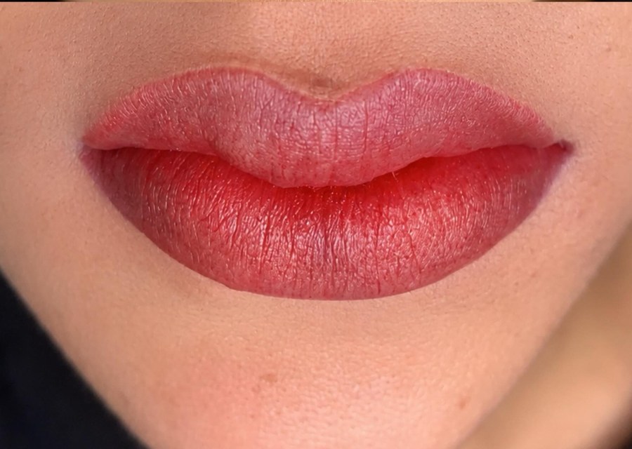 Depois da micropigmentação labial