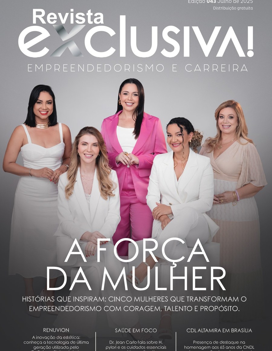 Capa da Revista Exclusiva com Andreza Dourado